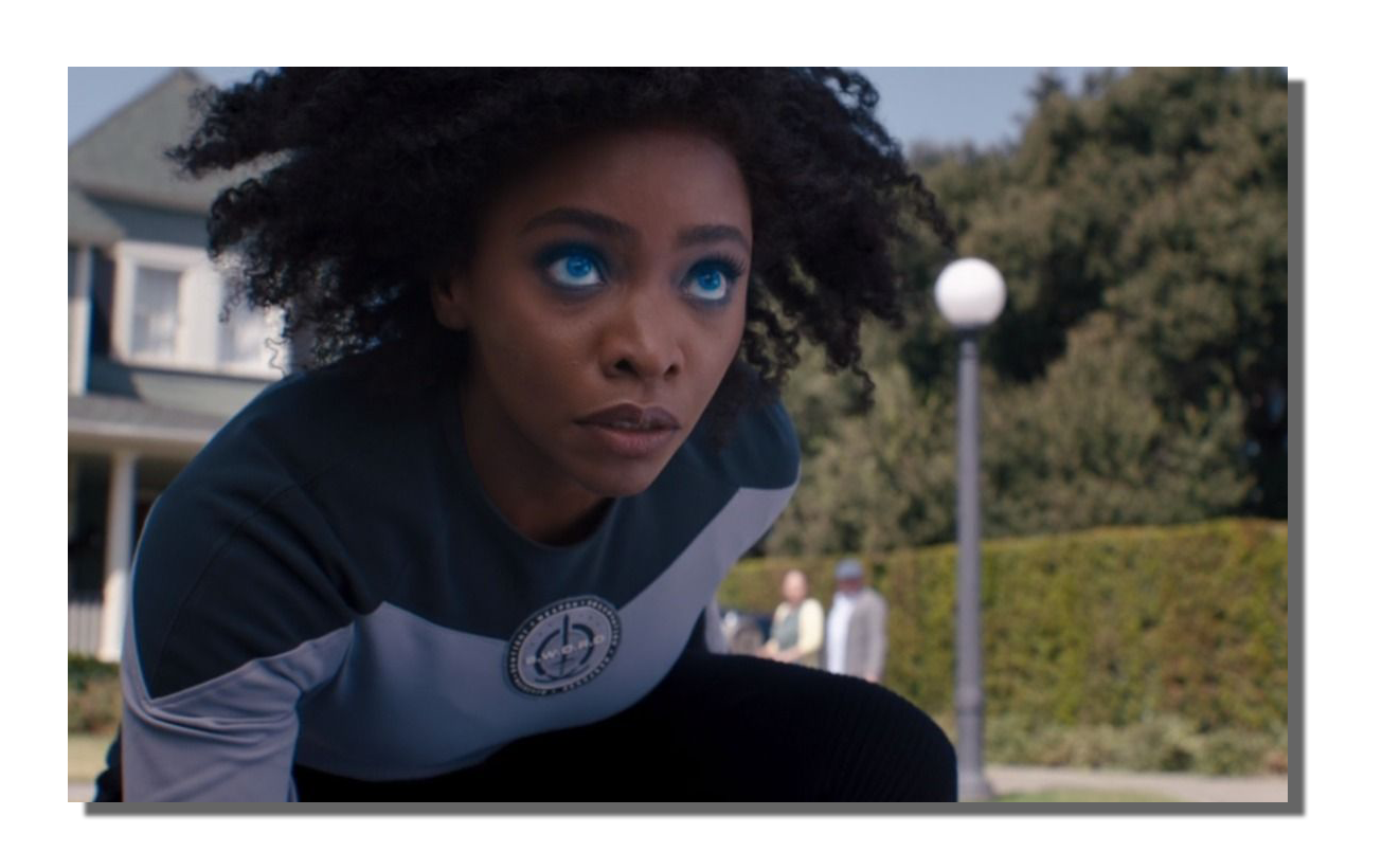 Monica después de desarrollar sus poderes